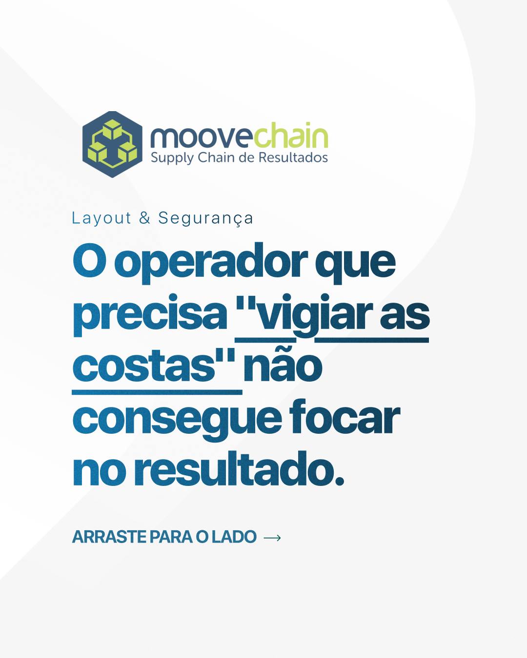 Tensão não gera produtividade. Gera acidentes. 🚜⚠️

Em armazéns onde empilhadeiras e pedestres disputam o mesmo corredor, o colaborador trabalha "vigiando as costas". Isso consome energia cognitiva, reduz o foco e aumenta os erros de separação. Segregação de fluxo com rotas exclusivas e barreiras físicas não é apenas norma de segurança, é design para alta performance. Onde há segurança viária, há tranquilidade para focar no resultado.

Veja no carrossel como aplicar na sua operação. 

#SegurancaDoTrabalho #LayoutLogistico #SegregacaoDeFluxo #MooveChain